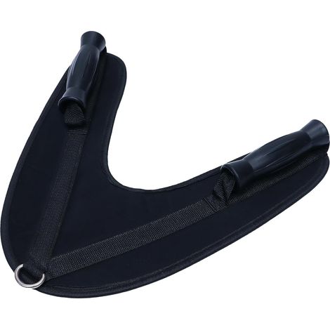 1pièce Harnais de Musculation Abdominal Rembourré Sangle de Dos Résistante Nylon PVC Accessoire Sport pour Entraînement Spécifique des Abdominaux du Dos Usage Professionnel (1/5)