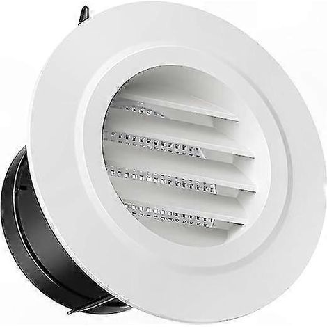 75-mm-Lüftungsgitter mit integriertem Schutz – Robustes ABS, ø75 mm, sicheres, langlebiges und widerstandsfähiges Lüftungsgitter für Lüftungskanäle (1/5)