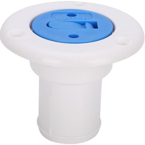 Tapón de llenado de agua para cubierta, brida de llenado para manguera de 1 1/2", accesorio para embarcaciones, yates y caravanas. (1/4)