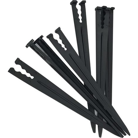 Connexion d'arrosage 20pcs 14cm Crochet Fixe Support De Poteau Support Pour 4/7 Ou 3/5 Multifonctionnel Arrosage Tuyau De Jardin Tuyau Irrigation Goutte À Goutte (1/3)