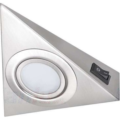 Spot sous meuble ZEPO - Chrome mat - Acier & Verre - G4 - 130x130mm - Spot sous meuble ZEPO - Chrome mat - Acier & Verre - G4 - 130x130mm (1/3)