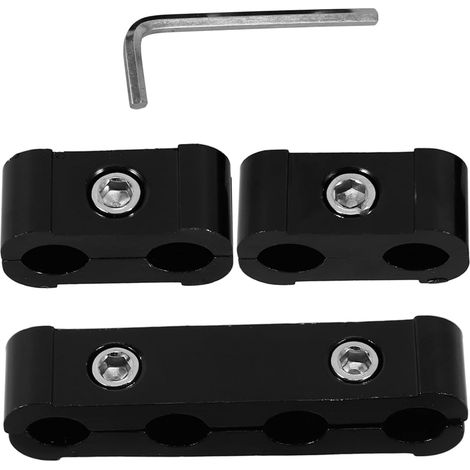 Set applicabile di 3 separatori per cavi delle candele, supporti per cavi, cavi chiave motore, cablaggio, candele, separatore per cablaggio