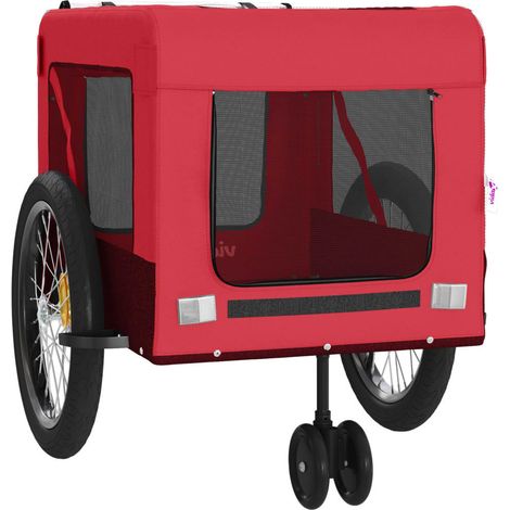 Rimorchio/carrello per animali domestici rosso 020044368