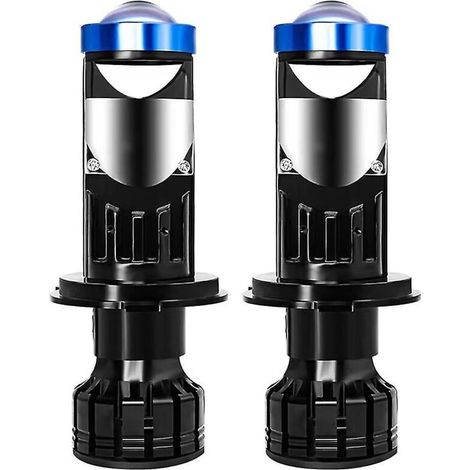 Faros delanteros LED H7 Mini P5 de luz alta – 35 W, 6000 K, voltaje universal 9–36 V, lente de proyector de alta precisión
