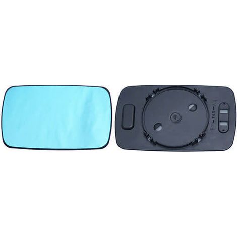 Verre de rétroviseur gauche ou droit bleu chauffant plat BMW Serie 3 E36 1990-1998