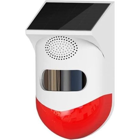 Bardusch-Alarme - - Alarme extérieure 120dB - Solaire - Étanche - Détection 110° (1/4)