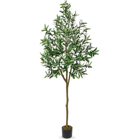 180cm Künstlicher Olivenbaum Groß Fake Topf Home Decor Schlafzimmer (1/5)