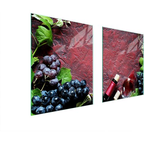 GLASSCHUTZPLATTE FÜR HERD 85x52 WEIN (1/5)
