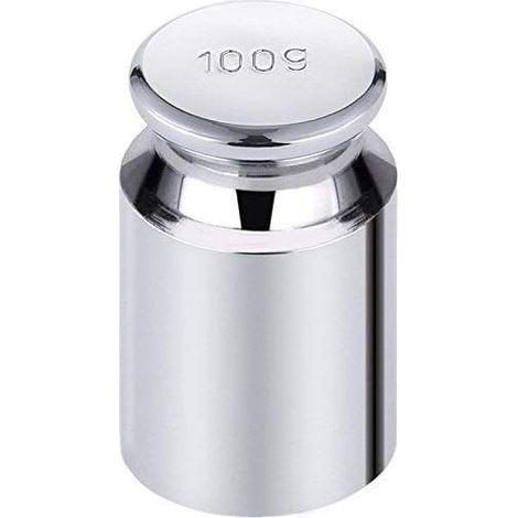 APEX Poids de calibration de 100 g pour balance numérique de précision, en acier inoxydable chromé (1 pièce). (1/4)