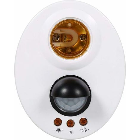 royaluxe - Support de Lampe E27 110-250VAutomatique IR Capteur Infrarouge Lumière Socle Base Lampe Titulaire Corps Humain Induction Interrupteur (1/5)