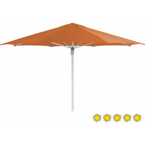 Doppler Gastronomie Sonnenschirm "Braumeister" Ø 500 cm, terrcotta, mit Volant, Bezug aus 100% Polyester, Gestell aus Aluminium, 17,1 kg Gastronomie Sonnenschirm "Braumeister 500", terracotta, Ø 500 c (1/5)