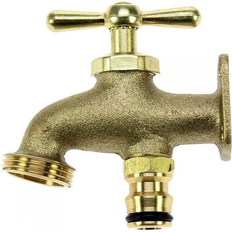 Darlac Brass Take Anywhere Outdoor Tap Garden Watering Irrigation Hose End