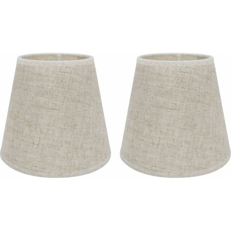 royaluxe -Lot de 2 abat-jours E14 pour table de chevet, applique murale en cristal, lustre de lampe, (1/4)