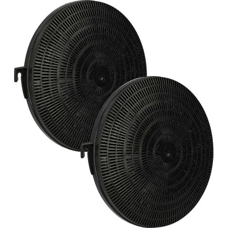 vhbw 2x Aktivkohlefilter kompatibel mit Corbero AFT60040W 94202100700 Dunstabzugshaube - 21 cm
