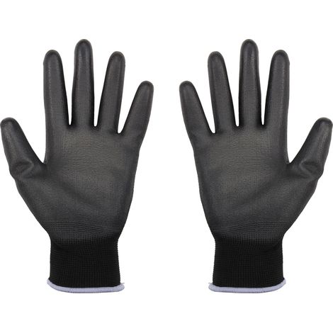 TOOLCRAFT TO-5621643 Nylon, Polyurethan Arbeitshandschuh Größe (Handschuhe): 8 EN 388 CAT II 1 Pa