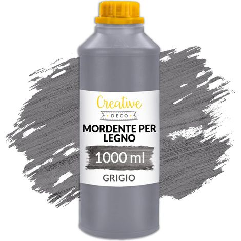 Mordente e Protezione per Legno ad Asciugatura Rapida Grigio 1L