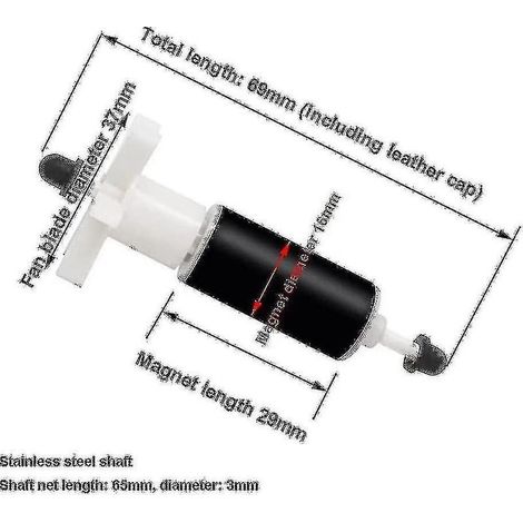 Turbine/rotor de pompe pour spa Lay Z Spa E02 Fix, 69 mm (1 pièce) (1/4)