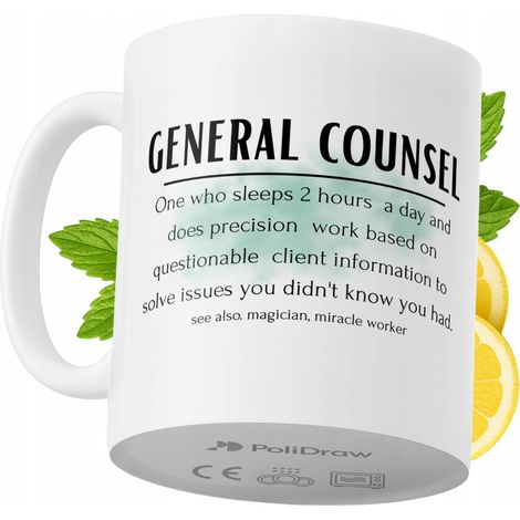 Tazza per un consulente generale Divertente Tazza da caffè/tè umoristica con testo divertente e grafica Tazza per compleanni onomastici e festività Tazza premium per occasioni speciali per casa, uffic (1/5)