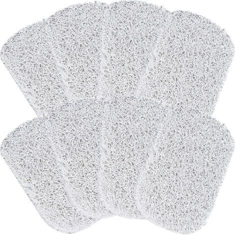 8-teiliger, selbstentleerender Seifenhalter für Dusche, Küche und Bad – Weiße Seifenablage (1/5)
