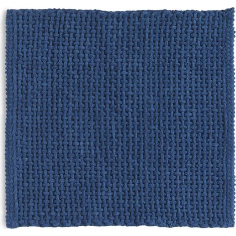 Alfombra De Baño 50X50 Azul Algodón Y Microfibra  Frangipani (1/3)