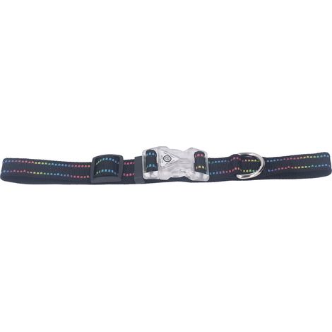 Leuchtendes Hundehalsband, verstellbar, 3 Blinkmodi, Haustierhalsband für nächtliche Spaziergänge (Größe L) (1/5)