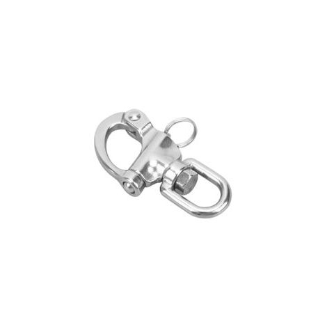 Crochet pivotant à ressort en acier inoxydable, mousqueton de 70 mm pour accessoires de bricolage (1/5)