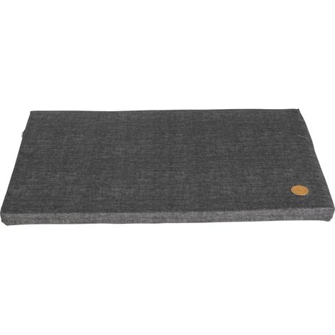 Panier pour Chien, Matelas Cage, Modèle Manchester, Couleur Gris, Taille XL, 104 x 68 x 5 cm (1/2)