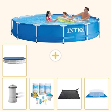 Intex Piscine Tubulaire Ronde - 366x76 cm - 6-pièces  S20470 (1/4)