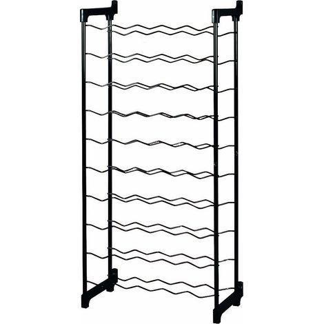 Tomado-Metaltex Barbera Wijnrek voor 50 Flessen 108x50x26 cm Noir