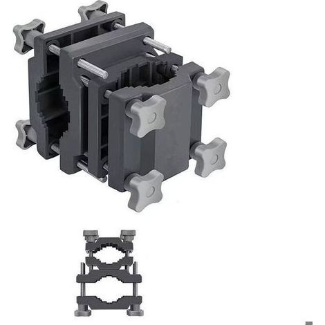 HOXILEELEO - Porte-parasol - - Universel - Anthracite/Gris - Support modulable - Pour balcon (1/3)