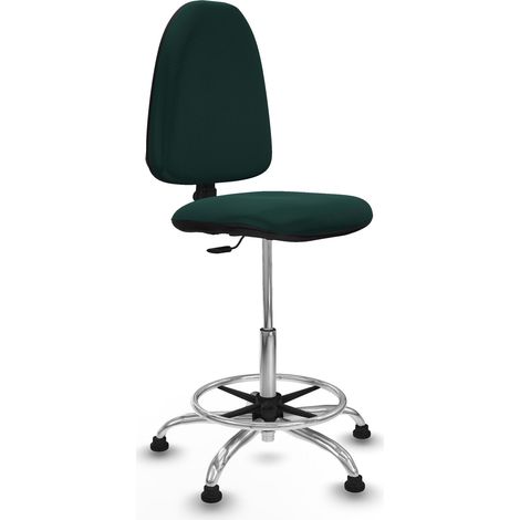 Piqueras y Crespo Taburete Aýna CP verde similpiel (1/3)