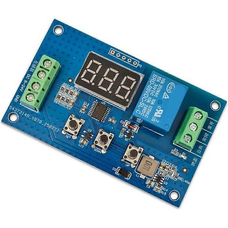 Module de protection contre les surintensités 220 V CA 5 A avec réglage par clé et affichage numérique par tube cathodique DC 8-24 V pour la protection des appareils (1/5)