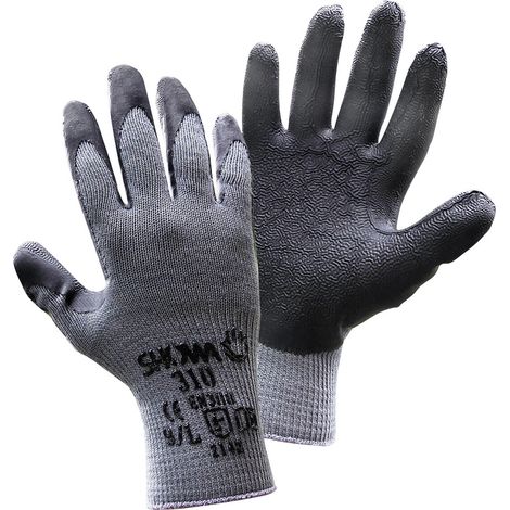 Showa 14905-8 Grip Black Baumwolle, Polyester Arbeitshandschuh Größe (Handschuhe): 8, M EN 388   CAT
