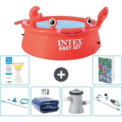 Intex Piscina Easy Set Rotonda - Granchio - 183x51 cm - 7-pezzi  S149