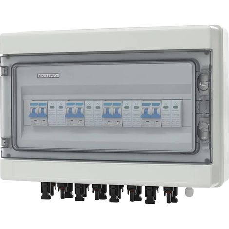 Boîte de combinaison DC, Efficacité de transfert d'énergie, Construction durable, BLANC (1/2)