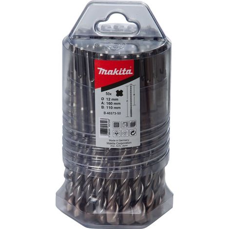 Makita SDS-V-PLUS Jeu de forets 10x210 50 pièces B-47569-50 (1/3)