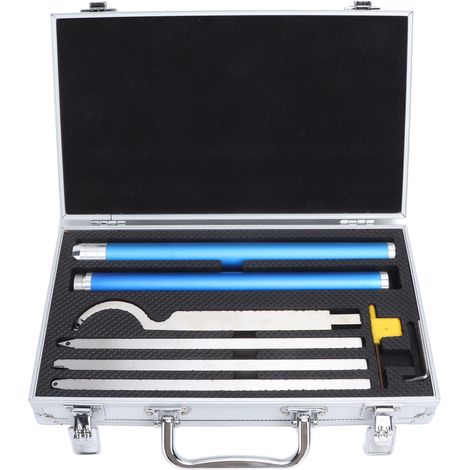 Ensemble d'outils de tournage du bois, 8 pièces, Inserts en carbure de tungstène en acier inoxydable, finisseur plus rugueux avec clé à poignée