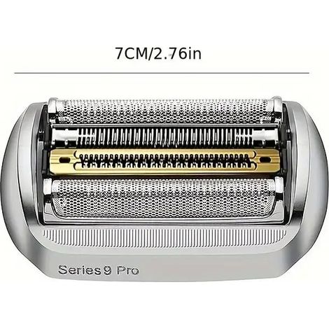 Testina di ricambio 94M per rasoi elettrici compatibili Serie 9 Pro e Serie 9, colore argento (1/3)