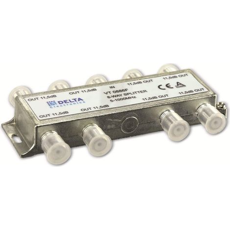 Antennenverteiler, DELTA Electronics, VT 0886F, 8-fach, 11,5 dB (1/2)