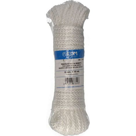 Matassa di Nylon Intrecciato EDM 15m Bianco Granato (1/3)