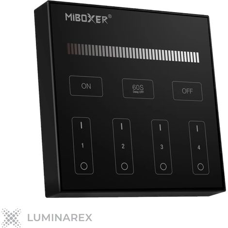 Dimmer touch MiBoxer B1B (4 zone, mono) - nero (1/3)