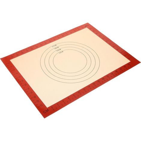 Tapis de Cuisson Silicone Anti-adhésif Résistant Chaleur Feuille de Cuisson Réutilisable pour Pâtisserie Biscuits et Pizza Tapis de Pratique et Facile à Nettoyer'-'- (1/5)