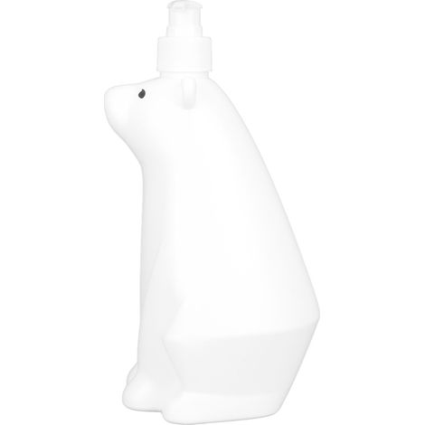 Shampoo-Spender Modell White Bear, Pumpspender, strapazierfähiges PP/PE, Duschflaschen, häufig verwendet für Badezimmer und Toilette, L (9,2 x 11,6 Zoll) (1/5)