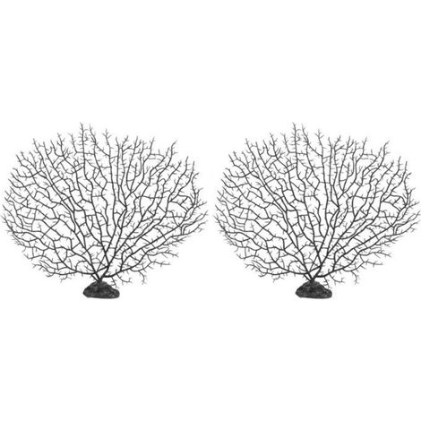 2 plantes aquatiques artificielles, décoration d'aquarium, simulation d'arbre corail (1/5)
