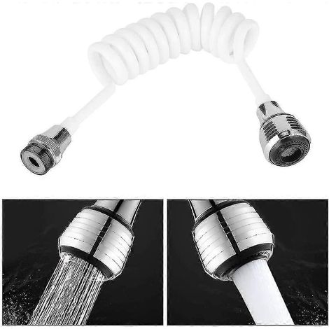 Robinet d'évier détachable, robinet de cuisine domestique, rallonge, long tuyau d'évier portatif, robinet moussant rétractable portable
