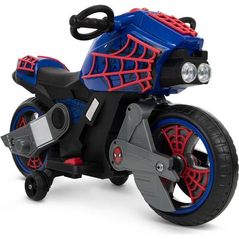 Moto Elettrica Bambini Spiderman Ricaricabile Batteria 7,2V a Litio (1/4)