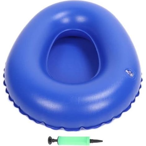 SABIR-Bassin de lit gonflable portable VGEBY, bleu, pour patients âgés alités (1/4)