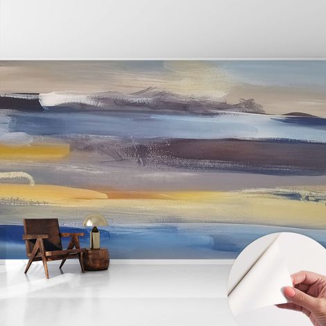Fotomurale adesivo stickers - murali decorativo - soggiorno moderno - effetto realistico - Paesaggio tranquillo 416x254 cm (1/5)