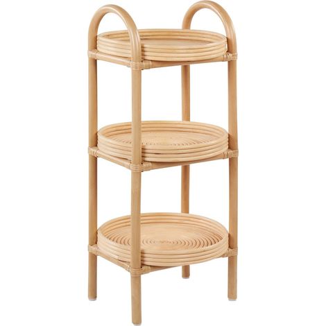Beistelltisch TROOLIE Rattan Naturfarben