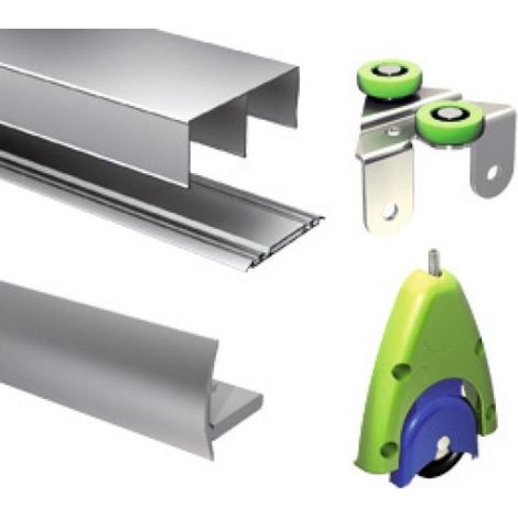 Picostar 2 - ensemble complet pour 3 panneaux longueur 3 m - anodisé argent - MANTION (1/5)